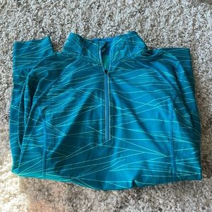 Blue Dri-Fit Quater Zip